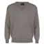 Massoti Merino V Neck Jumper Silver W01  